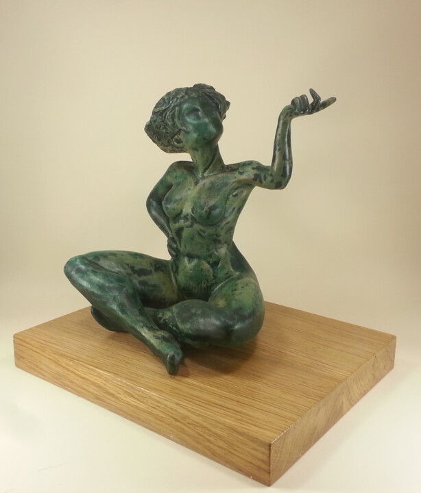 Sculptuur getiteld "Nao" door Gaya, Origineel Kunstwerk, Terra cotta