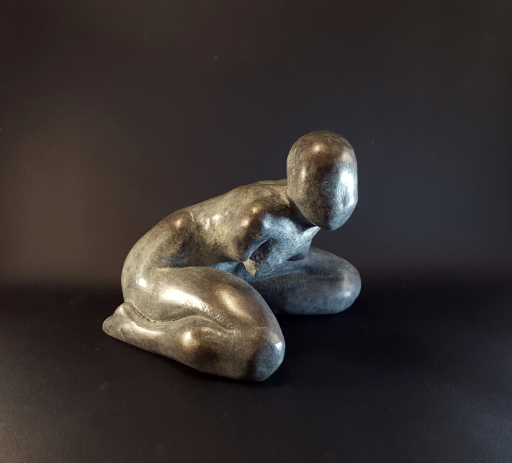 Sculptuur getiteld "Chica'Go!" door Gaya, Origineel Kunstwerk, Bronzen