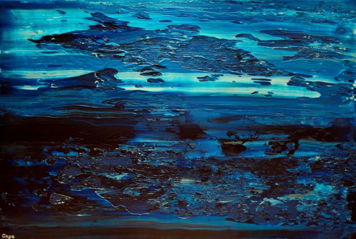 Painting titled "Infinity" by Gaya, Original Art, Acrylic