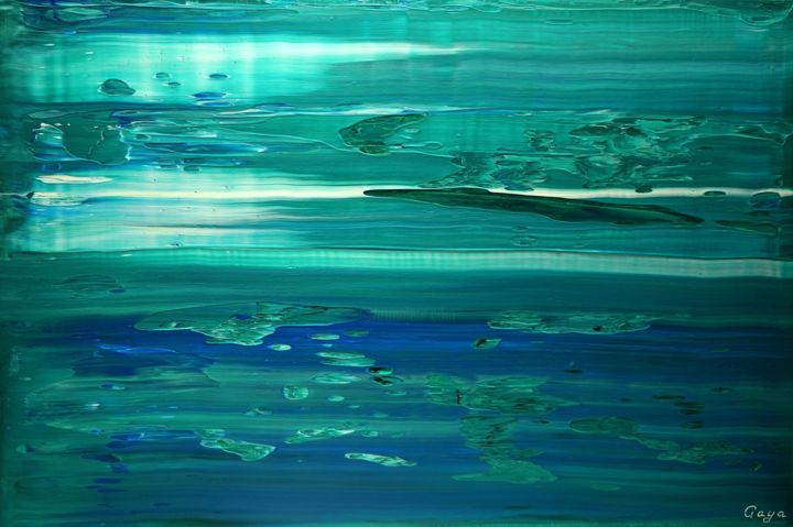 Painting titled "Eternity" by Gaya, Original Art, Acrylic