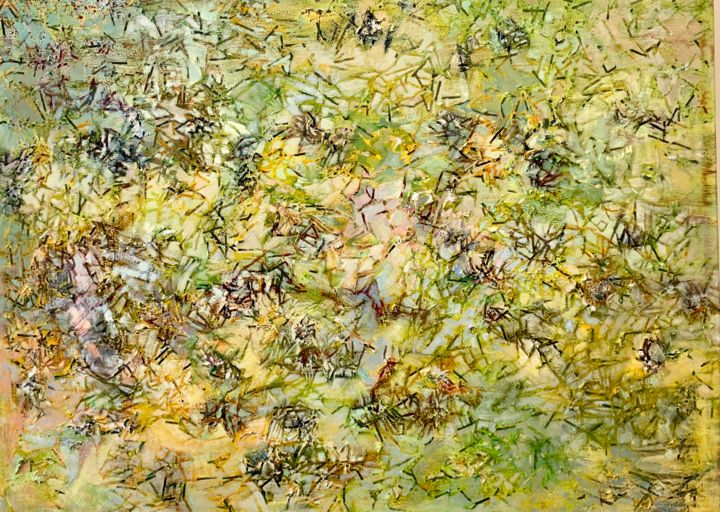 Painting titled "Evidence #15" by Gayle Sachs, Original Art, Oil