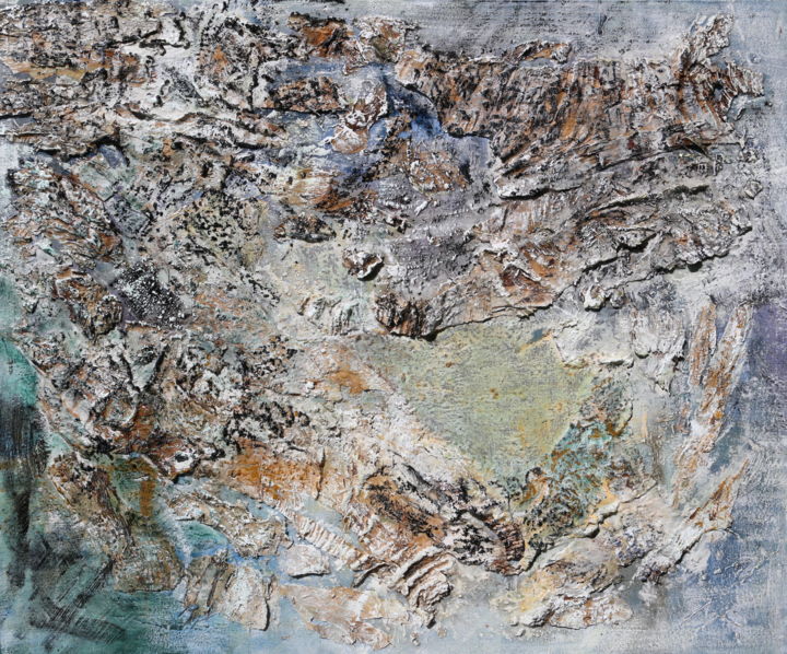 绘画 标题为“Paperbark I” 由Gayle Sachs, 原创艺术品, 油