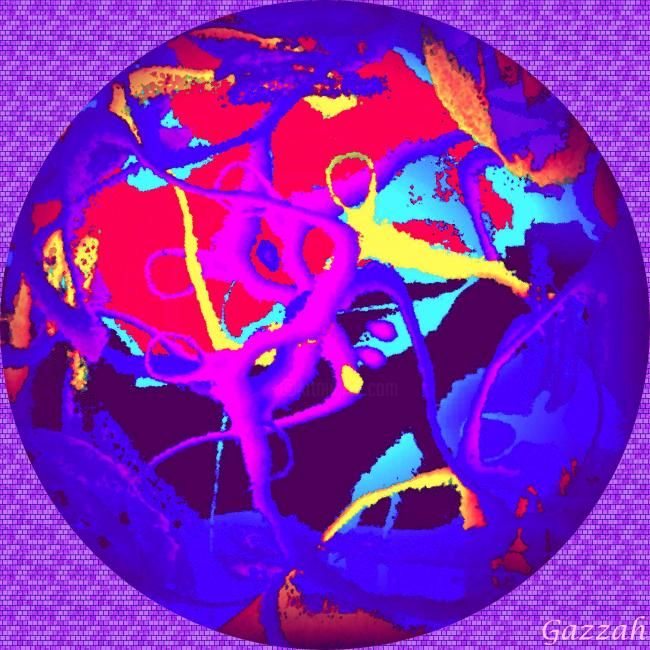 Digital Arts titled "Running On Tatami" by Gazzah, Original Art,