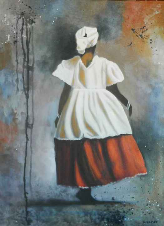 Peinture intitulée "Encantos da Bahia" par Geraldo Casado, Œuvre d'art originale, Huile