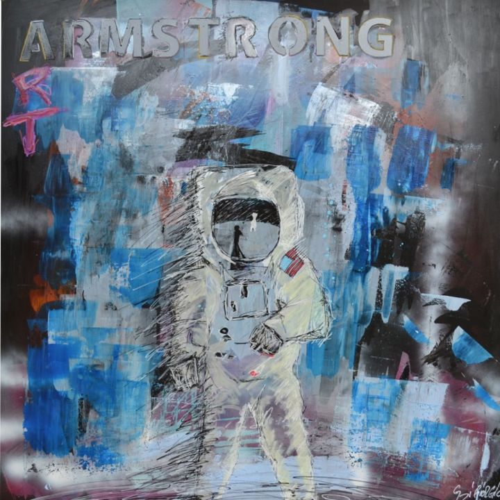 Painting titled "Armstrong" by Gdi Giorgio, Original Artwork