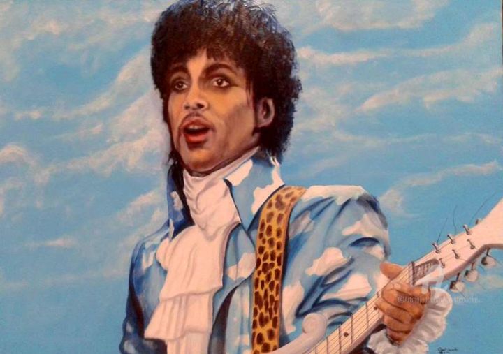 Painting titled "Prince" by Geert Coucke, Original Artwork, Oil