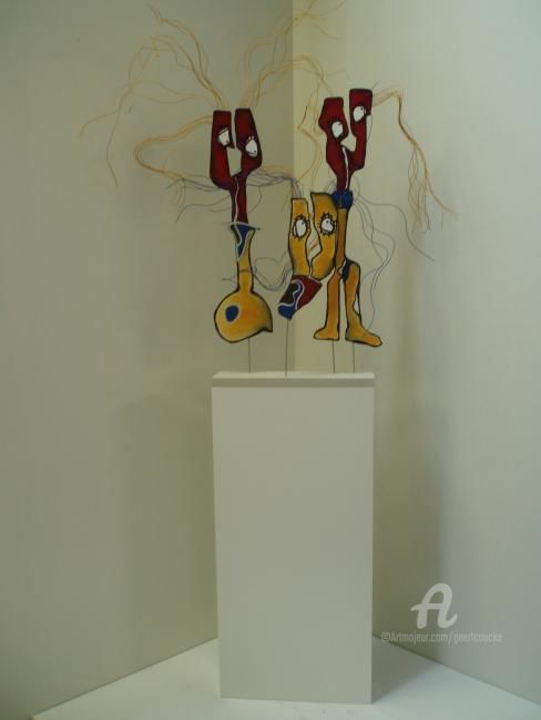 Художественная композиция под названием "Belgische designer…" - Geert Coucke, Подлинное произведение искусства, Объекты