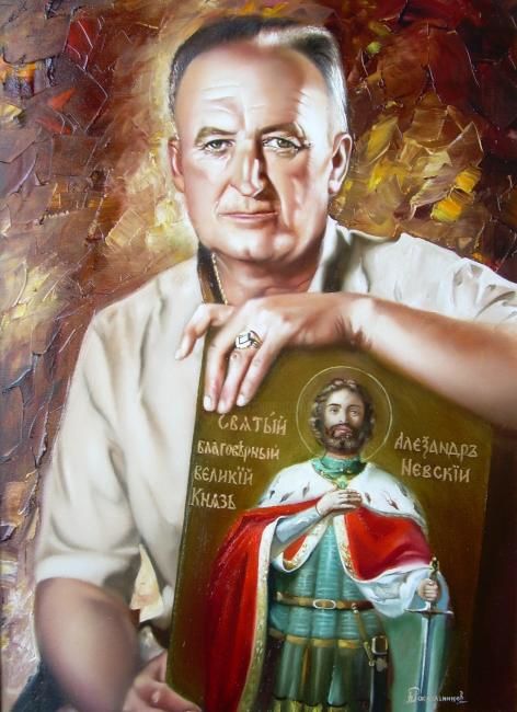 Картина под названием "Портрет" - Raskolnikov Раскольников, Подлинное произведение искусства,