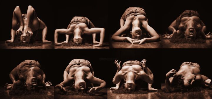 Fotografie mit dem Titel "The dance of loneli…" von Gelu Stanculescu, Original-Kunstwerk, Manipulierte Fotografie
