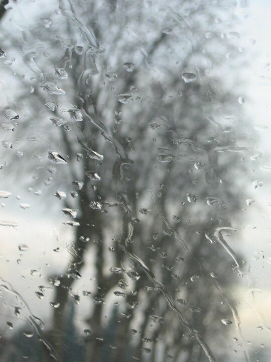 Photographie intitulée "pluie!" par Geneviève Baud Caizergues, Œuvre d'art originale, Photographie numérique