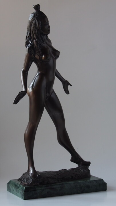 Sculptuur getiteld "Dancer" door Gennadij Jerszow, Origineel Kunstwerk, Bronzen