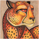 Peinture intitulée "thumb-cheetah.jpg" par Dean Hobson, Œuvre d'art originale,