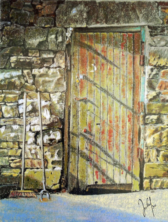 Digital Arts titled "back door" by Georg Ireland, Original Artwork, Digital Painting
