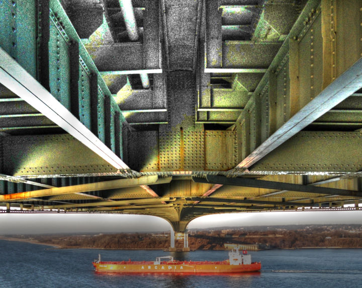 Photography titled "bridge-003-tonemapp…" by George Grund, Original Artwork