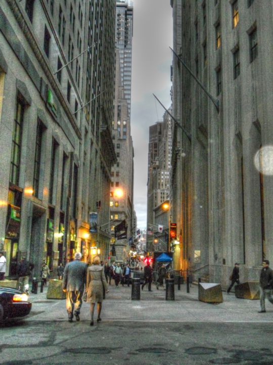 Photography titled "orb-at-wall-street.…" by George Grund, Original Artwork