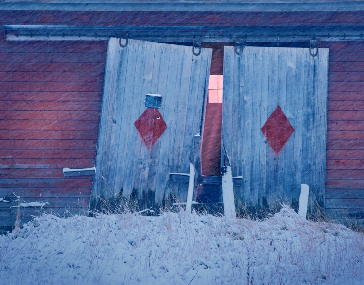 Photography titled "Barn Old" by George Robinson, Original Artwork, Analog photography