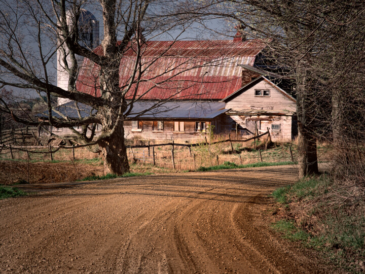 Photography titled "Old Barn, Monkton,…" by George Robinson, Original Artwork, Analog photography