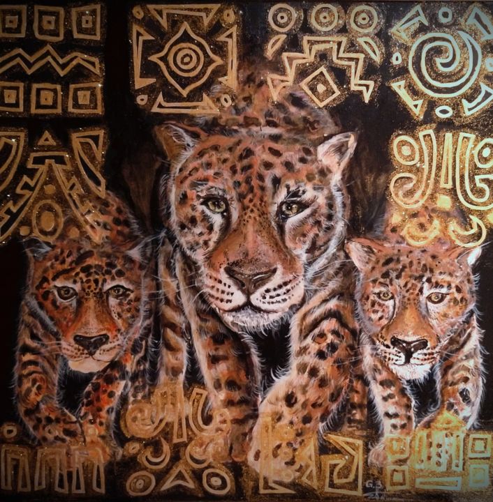 Painting titled "New Generation" by George Balmus, Original Art, Acrylic Mounted on Wood Panel
