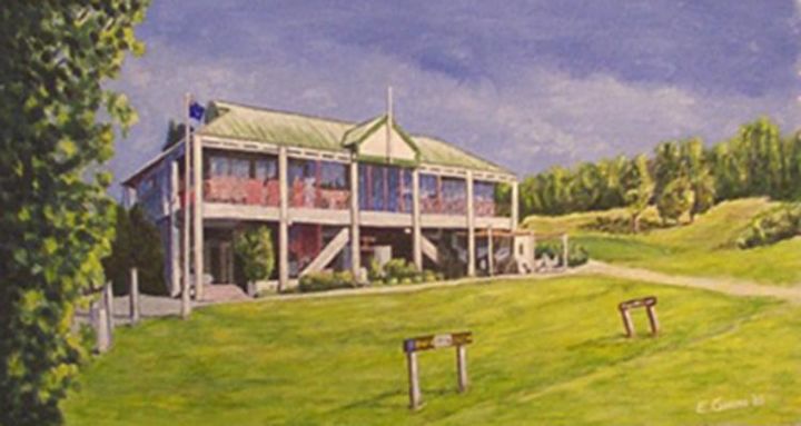 Painting titled "Buninyong Golf Club…" by George E. Gardoz, Original Artwork
