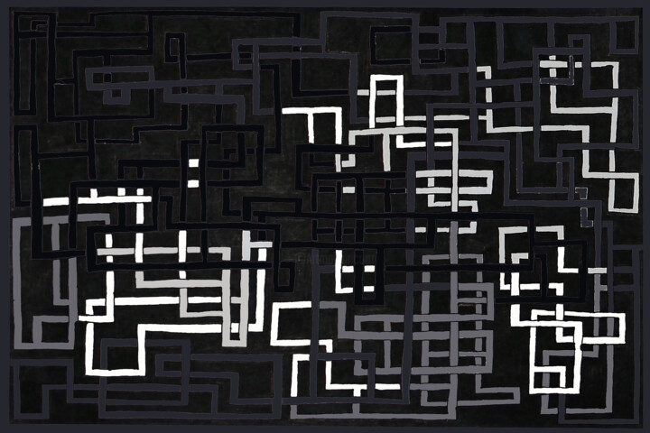 Digital Arts titled "MAZE LABYRINTH PATT…" by George Gkoumas, Original Artwork, Marker