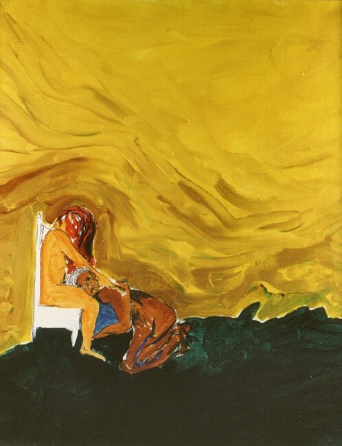 Peinture intitulée "Vulnerable" par Georges Duhamel, Œuvre d'art originale