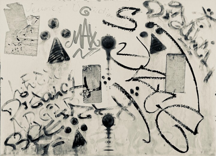 Fotografía titulada "Graffiti" por Georges Lievre, Obra de arte original, Fotografía digital