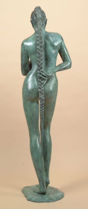 Sculpture titled "Mélisande" by Georges Morisod, Original Artwork, Bronze