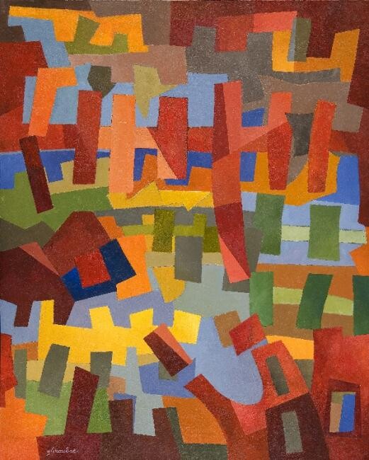 Peinture intitulée "Murano, les couleur…" par Georges Troubat, Œuvre d'art originale