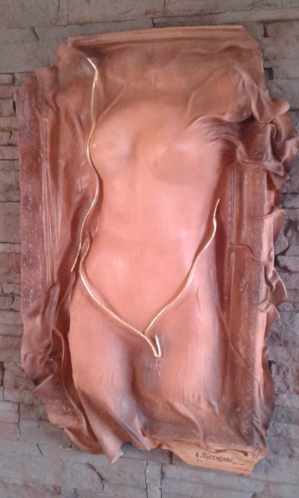 Escultura intitulada "Athena" por Georges Riccoboni, Obras de arte originais