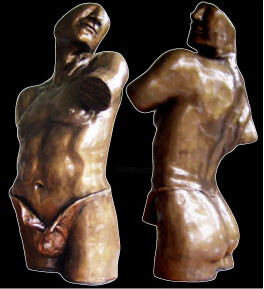 Rzeźba zatytułowany „CHEEKY” autorstwa Georgette Schwantes, Oryginalna praca, Kamień