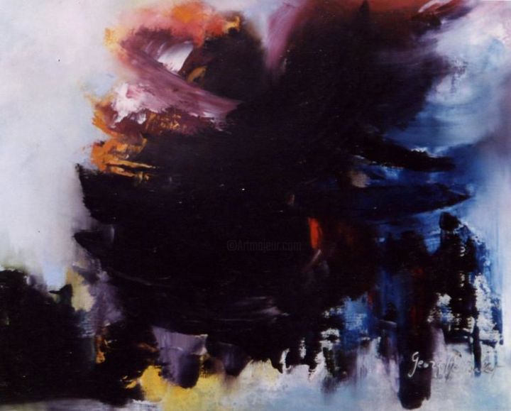 Peinture intitulée "apocalypse 3" par Georgette Ballet, Œuvre d'art originale