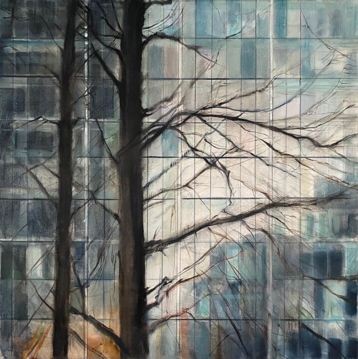 City Windows, Картина - Georgia Peskett | Artmajeur