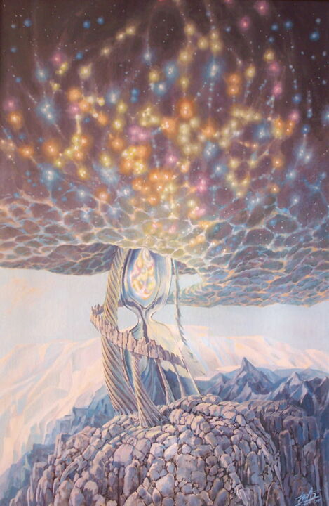 Картина под названием "Капля жизни в песоч…" - Георгий Инешин (Georgy Ineshin / GOTCHA), Подлинное произведение искусства, М…