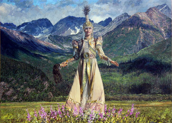 Картина под названием "Красота земли Приба…" - Георгий Инешин (Georgy Ineshin / GOTCHA), Подлинное произведение искусства