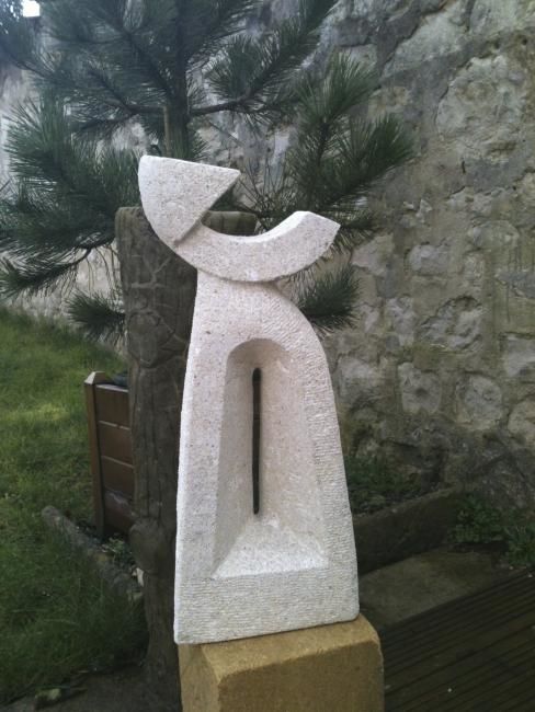 Sculpture titled "Tour de Nesle" by Gepsy, Original Artwork, Stone