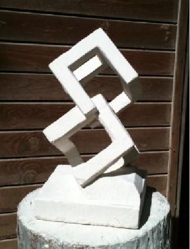 Sculpture intitulée "cuboctohedron" par Gepsy, Œuvre d'art originale, Pierre