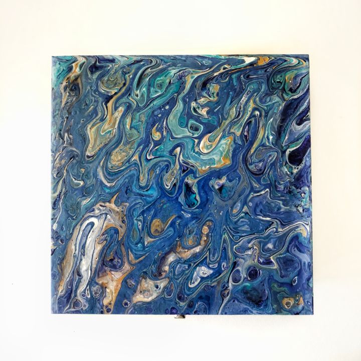 Pintura intitulada "Beautiful Waves" por Llum, Obras de arte originais, Acrílico