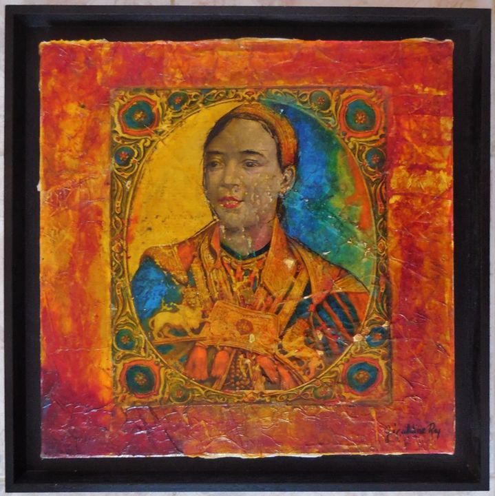 Peinture intitulée "TaÏtou" par Géraldine Rey-Deschamps, Œuvre d'art originale,