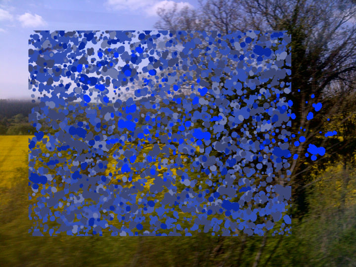 Digital Arts titled "Fast Fields (Obscur…" by Gerald Shepherd F.F.P.S., Original Artwork, Digital Painting