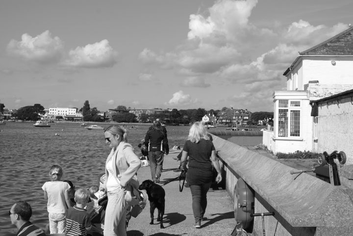 Фотография под названием "Mudeford Quay" - Gerald Shepherd F.F.P.S., Подлинное произведение искусства