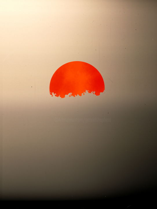 「The Second Sun」というタイトルのデジタルアーツ Gerald Shepherd F.F.P.S.によって, オリジナルのアートワーク, デジタル絵画