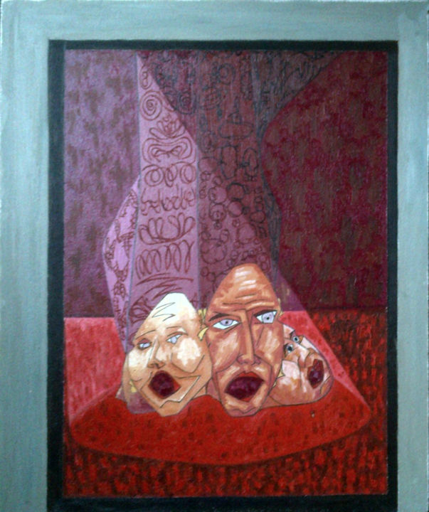 Painting titled "Neo Martyrs - The V…" by Gerald Shepherd F.F.P.S., Original Artwork, Oil