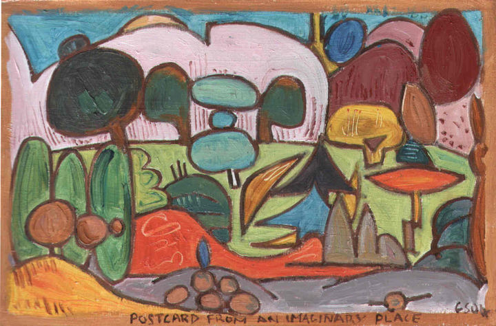 제목이 "Postcard From An Im…"인 미술작품 Gerald Shepherd F.F.P.S.로, 원작, 기름