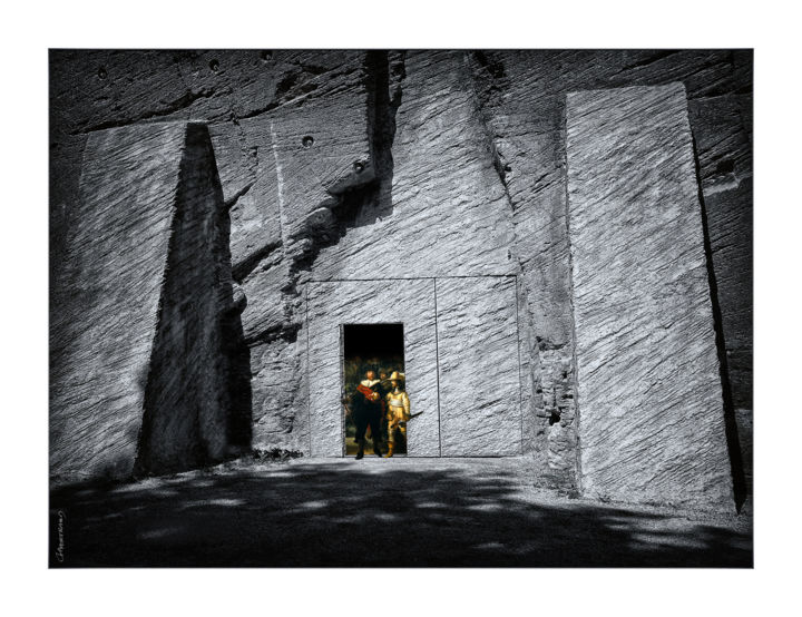 Photographie intitulée "La ronde de jour" par Gérard Bertrand, Œuvre d'art originale, Photographie manipulée