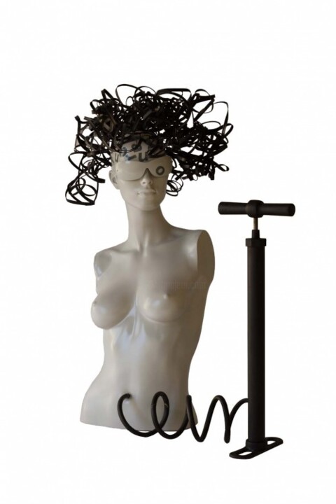 Sculpture titled ""O" PRESSION" by Gerard Bogo, Original Artwork