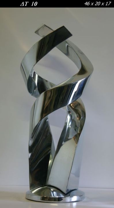 Sculpture intitulée "Delta T 10" par Gérard Braguy, Œuvre d'art originale, Métaux