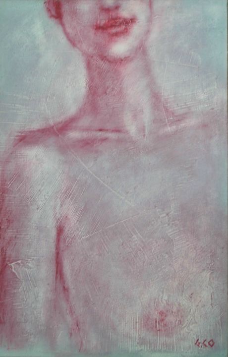 Drawing titled "Sans titre" by Gérard Cottereau, Original Artwork