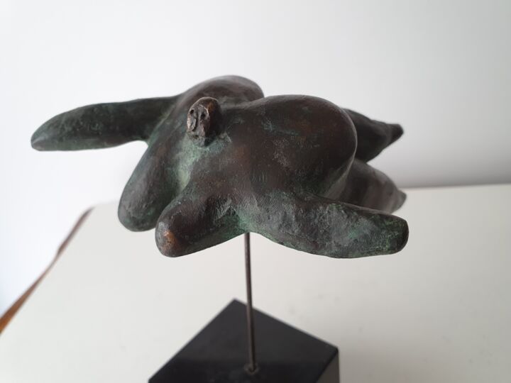 Sculpture intitulée "Nageuse 1" par Gérard Cyne, Œuvre d'art originale, Bronze