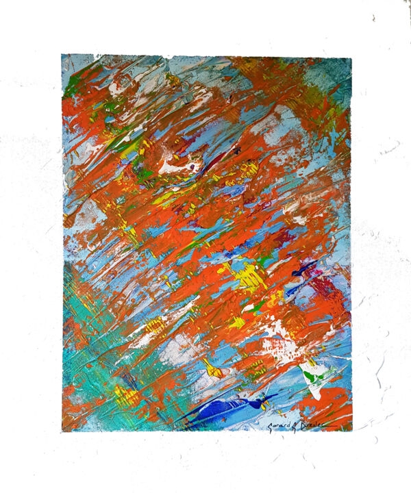 Peinture intitulée "Climatic" par Gerard G. Drexler, Œuvre d'art originale, Acrylique