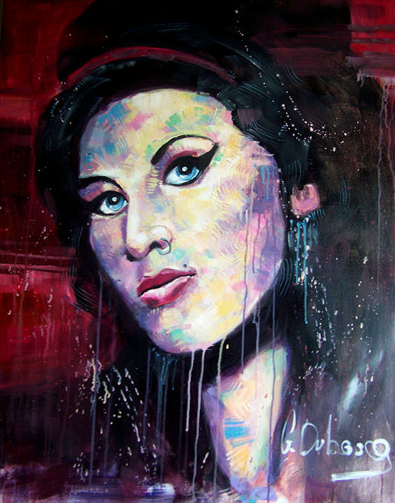 Pintura titulada "Amy W." por Gerard Duboscq, Obra de arte original, Acrílico